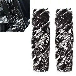 yAtgtH[NfJ[_Il[v[gXebJ[XYLn[[}nz_p Pair Front Fork Decal Medallion Nameplate Stickers ForSuzuki Harley Yamaha Honda