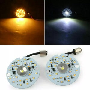 2x 1157 LED fC^CjOv ^[VOiCg n[[_rbh\c[Op 2x 1157 LED Daytime Running Lamp Turn Signal Light For Harley Davidson Touring