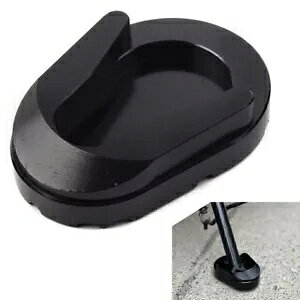 CNC LbNX^hgv[gpbh Vespa Sprint Primavera 150 2013-2020 ubN CNC Kickstand Enlarge Plate Pad For Vespa Sprint Primavera 150 2013-2020 Black