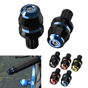 2×jo[T22mm 7/8C`I[goCnho[Obvo[GhXC_[LbvvOCNC 2 x Universal 22mm 7/8" Motorcycle Handlebar Grips Bar End Slider Cap Plugs CNC