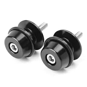 6MM XCOA[ XC_[ Xv[ XYL GSXR600 GSXR750 GSXR1000 GSX250R ubNɓK 6MM Swingarm Sliders Spools Fit Suzuki GSXR600 GSXR750 GSXR1000 GSX250R Black