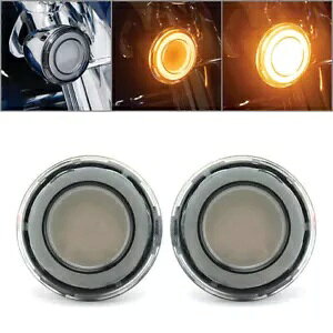 n[[[hOChANZT[Og[T[pYtyA^[VOiCg Pair Turn Signal Light With Lens For Harley Road Glide Accessories Ring Tracer