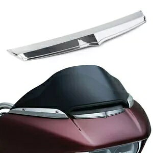 N[ ABS tgtFAOGAt[xgANZgg 2015+n[[[hOChp Chrome ABS Front Fairing Air Flow Vent Accent Trim For 2015+Harley Road Glide