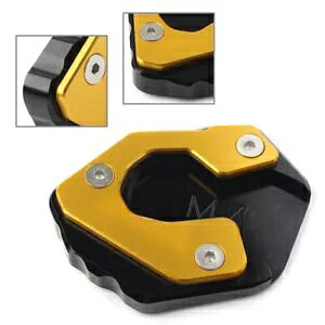 I[goCLbNX^hTChX^hv[gpbh}n MT-07 FZ-07 S[h Motorcycle Kickstand Side Stand Extension Plate Pad For Yamaha MT-07 FZ-07 Gold
