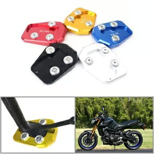 TChX^h LbNX^h v[g pbh x[X tBbg }n MT-09 2013-2016 Side Stand Kickstand Plate Pad Base Fit YAMAHA MT-09 2013-2016