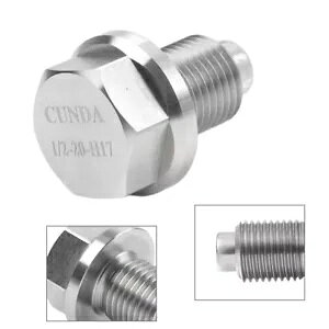 1/2 "x20 GWCIChvO 60328-98B / 60328-98A n[[_rbh\p 1/2"x20 Engine Magnetic Oil Drain Plug 60328-98B / 60328-98A For Harley Davidson