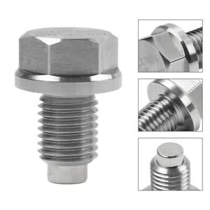 M12x1.5mm GWCICphvO{gAbV[t BMW xc M12x1.5mm Engine Magnetic Oil Pan Drain Plug Bolt with Washer For BMW Benz