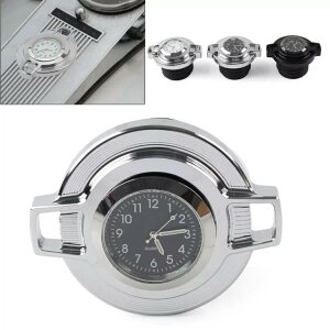 RKX^NICLbvJo[ vN[t n[[X|[cX^[ 883 \teC_Cip Fuel Gas Tank Oil Cap Cover W/Clock Chrome For Harley Sportster 883 Softail Dyna