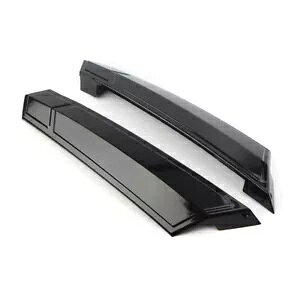 CNC �T�h���o�b�O �q���W �J�o�[ �r�N�g���[ �N���X�J���g���[ 2010-17 �d���p �u���b�N CNC Saddlebag Hinge Covers For Victory Cross Country 2010-17 Hard-Ball Black