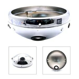n[[\teCp 7 "I[goCwbhCgnEWOVFwbhvdJo[ For Harley Softail 7" Motorcycle Headlight Housing Shell Head Lamp Bulb Cover