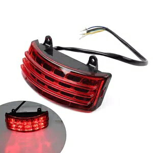 AtF_[gCo[ LED ^[VOie[Cgn[[[hXg[gOChcA[ɓK Rear Fender Tri-Bar LED Turn Signal Tail light Fit Harley Road Street Glide Tour