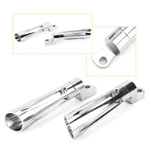 N[ CNC tg tbgyO tbgXg n[[ _Ci FXSB FXCW FXS X|[cX^[ XL1200 ɓK Chrome CNC Front Footpeg Footrest Fit Harley Dyna FXSB FXCW FXS Sportster XL1200