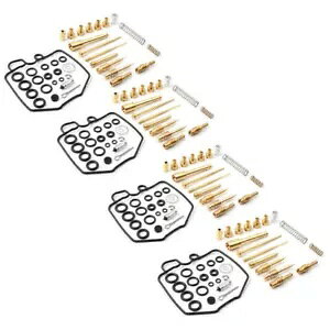 4 ZbgYLu^[č\zLbgCLbgz_ CB900F CB900C CB1000C 4Sets Carb Carburetor Rebuild Kit Repair Kit Fit Honda CB900F CB900C CB1000C