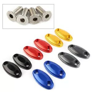 A~[LbvJo[tlWtz_ CB650F 2014+ Rear Mirror Hole Cap Cover Mounting w/ Screw For Honda CB650F 2014+