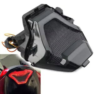 LED �e�[�����C�g �^�[���V�O�i�� �������b�h���C�g ���}�n YZF R3 R25 MT07 FZ07 �ɓK�� LED Tail Light Turn Signal Integrated Red Light Fit Yamaha YZF R3 R25 MT07 FZ07 �y���s�A���i�z