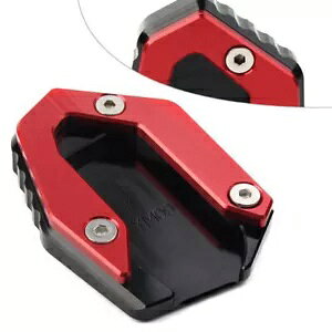 TChX^hLbNX^hv[gpbh}n MT09 FZ09 FJ09 g[T[ 900 15-21 bh Side Stand Kickstand Plate Pad For YAMAHA MT09 FZ09 FJ09 TRACER 900 15-21 Red