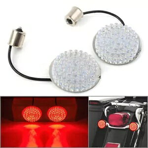 2X LED 1156 A^[VOiCg ECJ[ bh n[[_rbh\ HD [hLOɓK 2X LED 1156 Rear Turn Signal Light Blinker Red Fit Harley-Davidson HD Road King