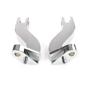 ����ȃ��A�t�b�g�y�O�}�E���g�L�b�g �n�[���[�_�r�b�h�\���c�[�����O FLHT 93-16 �N���[���ɓK�� Passenger Rear Foot Peg Mount Kits Fit Harley Davidson Touring FLHT 93-16 Chrome �y���s�A���i�z