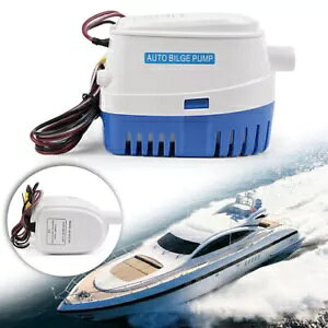 1100GPH 12V {[g}rWEH[^[|vt[gXCb` 1100GPH 12V Boat Marine Automatic Submersible Bilge Auto Water Pump Float Switch