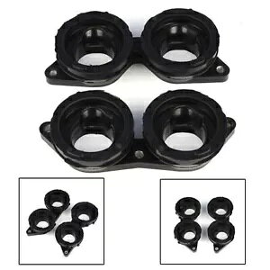 4x }n FZ6R XJ6 2009-2017 Lu^[ WCg Ce[N }jz[h u[cɓK 4x Fit Yamaha FZ6R XJ6 2009-2017 Carburetor Joint Intake Manifold Boot