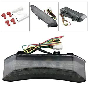 �� LED �u���[�L�e�[�����C�g���A�E�C���J�[���[�^�[���}�n YZF R1 2002 2003 Smoke LED Brake Tail Light Rear Turn Signals Motor For Yamaha YZF R1 2002 2003 �y���s�A���i�z