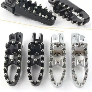�y�A �I�[�g�o�C ���C�h �t�b�g�y�O MX �X�^�C�� �t�B�b�g �n�[���[ �X�|�[�c �O���C�h FLSB Pair Motorcycle Wide Foot Peg MX Style Fit Harley Sport Glide FLSB �y���s�A���i�z