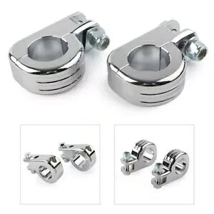 �N���[�� 1.25 �C���` �n�C�E�F�C �t�b�g�y�O �}�E���g �G���W�� �o�[ �n�[���[ �c�[�����O ���[�h�L���O�ɓK�� Chrome 1.25 Highway Foot Peg Mounting Engine Bars Fit Harley Touring Road King �y���s�A���i�z