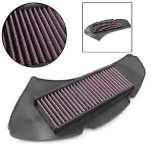 GAN[i[tB^[Gg 2015-2016 }n NMAX ubN/bh Air Cleaner Filter Element Replacement For 2015-2016 Yamaha NMAX Black/Red
