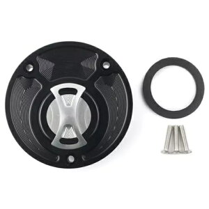 }n R6 R1 FZ1 FZ6 VMAX MT01 FZ16 YZF R15 Vo[RKX^NLbvJo[ For Yamaha R6 R1 FZ1 FZ6 VMAX MT01 FZ16 YZF R15 Silver Fuel Gas Tank Cap Cover