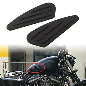 SRKX^NGpbhfJ[XebJ[n[[\teC_CiX|[cX^[ɓK Rubber Fuel Gas Tank Knee Pads Decals Stickers Fit Harley Softail Dyna Sportster