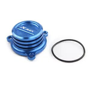 CNC エンジンオイルフィルターキャップカバー ヤマハ XMAX 250 ABS 300 400 2018 ブルー CNC Engine Oil Filter Cap Cover Fit Yamaha XMAX 250 ABS 300 400 2018 Blue