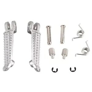 �y�A�I�[�g�o�C�t�����g�t�b�g���X�g�t�b�g�y�O�A�Z���u���t�B�b�g���}�n YZF R1 R6 1999-2012 Pair Motorcycle Front Footrest Foot Peg Assembly Fit Yamaha YZF R1 R6 1999-2012 �y���s�A���i�z