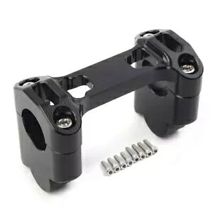 CNC nho[ CU[ Nbv A_v^[ BMW R1200GS LC / Ahx`[ 2014-2020 ubN CNC Handlebar Riser Clip Adapter For BMW R1200GS LC / Adventure 2014-2020 Black