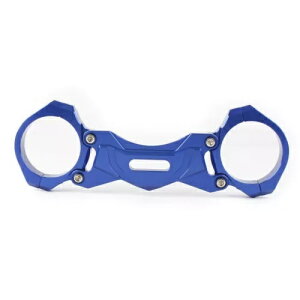 �t�����g�V���b�N�A�u�\�[�o�[ �_���p�[ �t�H�[�N �o�����X �u���[ �u���P�b�g �z���_ CB650F 2014-UP�p Front Shock Absorber Damper Fork Balance Blue Bracket For Honda CB650F 2014-UP