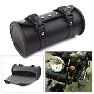 I[goCnho[V[V[o[ThobOtH[N[oobOtBbg}nz_ Motorcycle Handlebar Sissy Bar Saddlebag Fork Roll Barrel Bag Fit Yamaha Honda