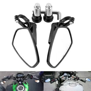 BMW S1000RR S1000XR Kawasaki Z125 v 17-19 7/8 "o[GhobN~[TCh~[ For BMW S1000RR S1000XR Kawasaki Z125 Pro 17-19 7/8" BarEnd Rearview Side Mirror