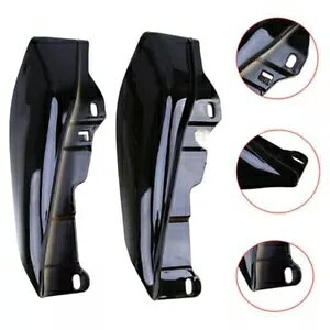 n[[Xg[gOCh FLHX 2009-2018 ubN~bht[GAq[gfBtN^[gp For Harley Street Glide FLHX 2009-2018 Black Mid-Frame Air Heat Deflectors Trim