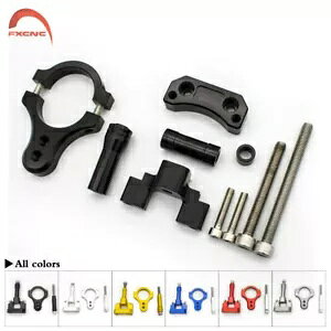 50 ~[gXeAO_p[X^rCU[uPbgtLbgNv G-u[X^[XN[^[p 50mm Steering Damper Stabilizer Bracket Mounting Kit Clamp For G-booster Scooter