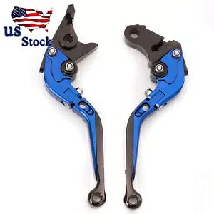 CNC ܂肽݃u[LNb`o[XYL GSXR1000 05-06 GSXR600 2006-2010 u[ CNC Folding Brake Clutch Levers For Suzuki GSXR1000 05-06 GSXR600 2006-2010 Blue