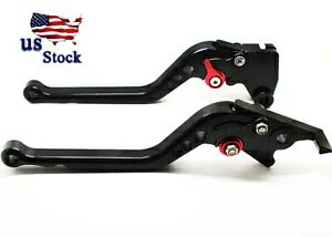 CNC �����O�u���[�L�N���b�`���o�[ �u���b�N US ���}�n YFM700 ���v�^�[ 700R 2007-2018 17 CNC Long Brake Clutch Levers Black US For Yamaha YFM700 Raptor 700R 2007-2018 17