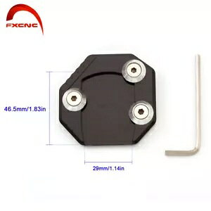 XYL GSR750 I[goCLbNX^hTChX^hv[gpbh For Suzuki GSR750 Motorcycle Kickstand Side Stand Extension Plate Pad