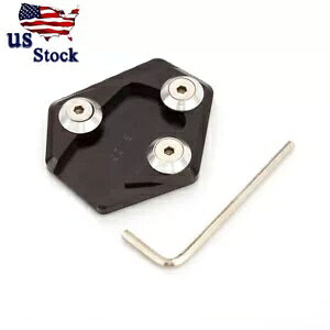 čz_ MSX O 125 CNC TChX^h LbNX^h GNXeV tbg v[g pbh ubN US For Honda MSX Grom 125 CNC Sidestand Kickstand Extension Foot Plate Pad Black