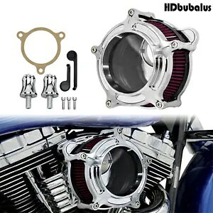 N[ NeB GA N[i[ Ce[N tB^[ n[[ M8 c[O \teC gCNɓK Chrome Clarity Air Cleaner Intake Filter Fit For Harley M8 Touring Softail Trike