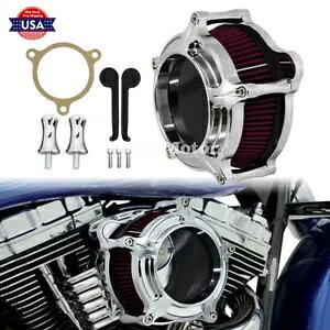 クラリティ エア クリーナー インテーク フィルター ハーレー ツーリング トライク ソフテイル 2008-16 に適合 Clarity Air Cleaner Intake Filter Fit For Harley Touring Trike Softail 2008-16
