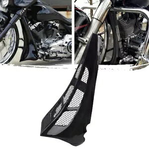 tgWG[^[O`X|C[XN[vn[[[hXg[gOCh 2014-20 ɓK Front Radiator Grill Chin Spoiler Scoop Fit For Harley Road Street Glide 2014-20