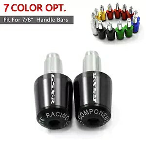 7/8 "CNC nho[ObvGhLbvvO GSXR600 GSXR750 GSXR1000 GSX250R 7/8" CNC Handle Bar Grips End Caps Plugs For GSXR600 GSXR750 GSXR1000 GSX250R