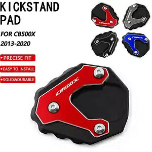 �L�b�N�X�^���h�T�C�h�X�^���h�����L�p�b�h�z���_ CB500X 2013-2020 2014 2015 Kickstand Side Stand Foot Enlarger Pad Fit For Honda CB500X 2013-2020 2014 2015 �y���s�A���i�z