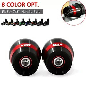 7/8 "o[GhLbvnho[ObvXC_[vOz_ VFR750F VFR800 VFR1200F 7/8" Bar End Caps Handlebar Grips Slider Plugs For Honda VFR750F VFR800 VFR1200F