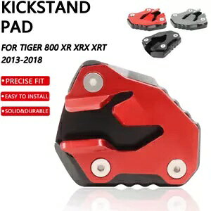 TChX^hgLbNX^hv[gpbh^CK[ 800 XR XRX XRT 13-18 Side Stand Enlarge Kickstand Extension Plate Pad For Tiger 800 XR XRX XRT 13-18
