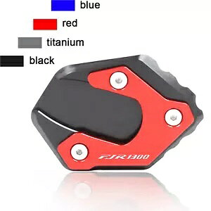 I[goC CNC LbNX^hTChX^hv[g}n FJR1300 2001-2019 Motorcycle CNC Kickstand Side Stand Plate Extension For Yamaha FJR1300 2001-2019